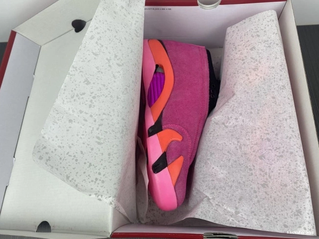 Retro DH4121-600 Pink Jordan 14 Low Shocking (W) 0803